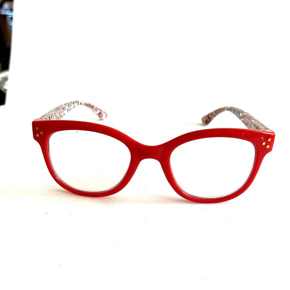 peepers Reading Glasses Jungle Fusion Focus 04ABBA 2716 Readers Red +1.00 - Picture 1 of 6